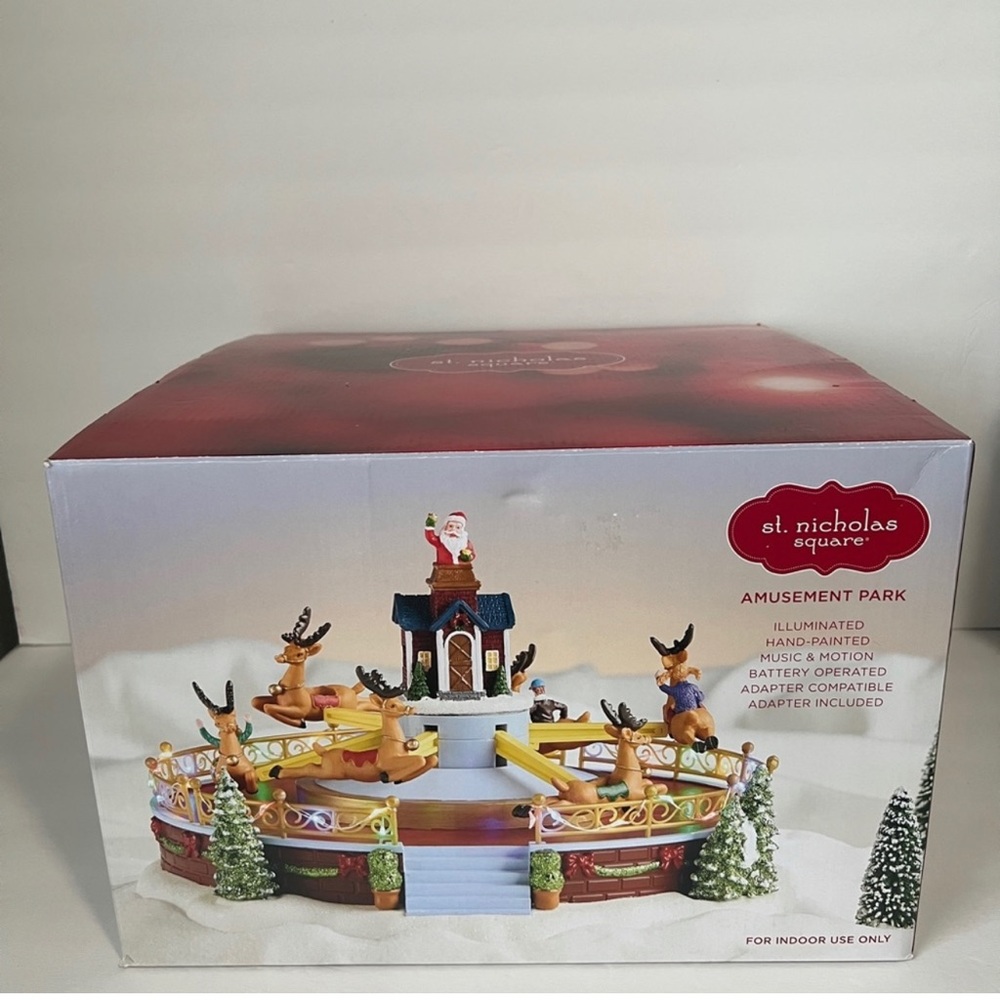 NEW St. Nicholas Square Amusement Park,
Lights, Music & Motion, 2022 Production